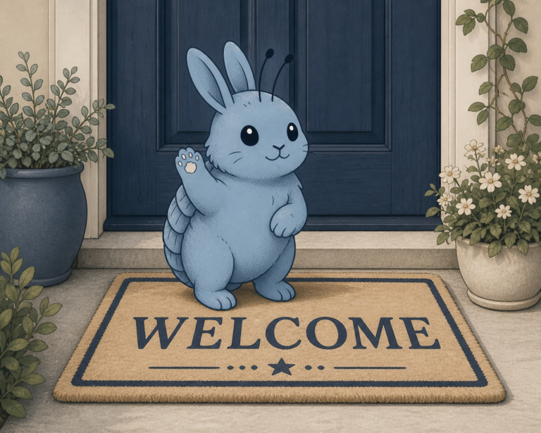 Cosmic Flea Welcome Mat